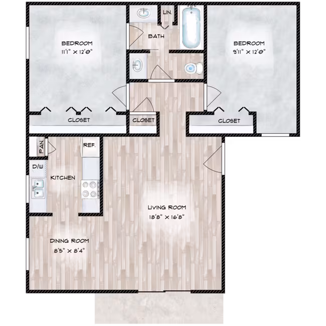 Unit 2401 2401 floor plan